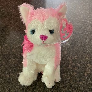 Ty Beanie Babies Baby Bonita Ultra Rare Pinkys Exclusive Husky Vintage Collect